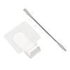 Cosmetic Acrylic Mixing Palette, Transparent Mixing Palette, Makeup Mixing Tray with Makeup Spatula for Mixing Foundation, Spatula Set Nail Art Painting Mixed Color Palette for Nail Art Beauty Salon view 1