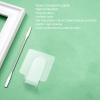 Cosmetic Acrylic Mixing Palette, Transparent Mixing Palette, Makeup Mixing Tray with Makeup Spatula for Mixing Foundation, Spatula Set Nail Art Painting Mixed Color Palette for Nail Art Beauty Salon view 2