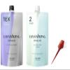 Japanese Hair Rebonding and Straightening Treatment - Permanent Crystallizing Straightener (1EX) with Neutralizing Cream (2) for Very Resistant Hair, Includes Hair Brush view 1