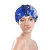 Planet Galaxy Reusable Shower Cap For Women,Double Splashproof Shower Cap,Large Size For All Hair Lengths view 3