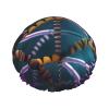 Dna Chain Photo Reusable Shower Cap For Women,Double Splashproof Shower Cap,Large Size For All Hair Lengths view 1