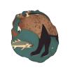 Lodge Bear Deer Fishes Reusable Shower Cap For Women,Double Splashproof Shower Cap,Large Size For All Hair Lengths view 2