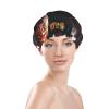 Basketball Reusable Shower Cap For Women,Double Splashproof Shower Cap,Large Size For All Hair Lengths view 3