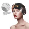 Basketball Reusable Shower Cap For Women,Double Splashproof Shower Cap,Large Size For All Hair Lengths view 4