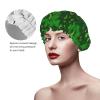 Background St Patrick'S Day Glitter Reusable Shower Cap For Women,Double Splashproof Shower Cap,Large Size For All Hair Lengths view 4