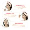 FOMIYES 3pcs Manual Silicone Face Cleansing Brush for Women Deep Cleansing Pore Brush Removable Food-Grade Soft Silicone Portable Design Green for Healthy Skin view 3