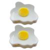 Poached Egg Claw Clips,Fried Eggs Hair Jaw Clip,Food Shape Hair Claw Clip, Acetate Hair Clips for Girls,Small Hair Barrettes for Women,Pack of 2 (S2) view 1