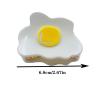 Poached Egg Claw Clips,Fried Eggs Hair Jaw Clip,Food Shape Hair Claw Clip, Acetate Hair Clips for Girls,Small Hair Barrettes for Women,Pack of 2 (S2) view 2