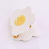 Poached Egg Claw Clips,Fried Eggs Hair Jaw Clip,Food Shape Hair Claw Clip, Acetate Hair Clips for Girls,Small Hair Barrettes for Women,Pack of 2 (S2) view 4
