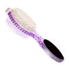 AJE 4 in 1 Pedicure Paddle Brush for Rough & Dry Feet with Pumice Stone Soft Brush Steel Scrubber & Emery File Softens Cleanses & Smoothens Dull Feet of Men & Women (Pack of 1 Multicolor) view 1