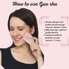 Rose Quartz Roller and Gua sha Set | Reduces Wrinkles, Fine lines and Dark Circles | Pink Jade Roller | Anti-aging Massager for Skin Toning and Tightening for Face, Eyes, Neck view 4