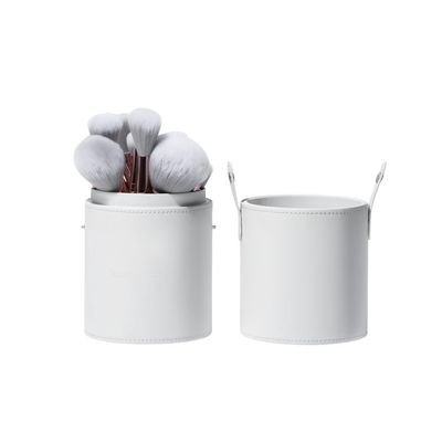24 Piece Brush Set for Cosmetics with Matching Travel Case Container (Dream Girl)