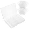 VILLCASE 60Pcs Silicone Ear Brace Stickers for Ear Correction - Transparent Adhesive Tape for Vertical Support and Protruding Adjustment - Portable Cosmetic Patch for Daily Use view 1