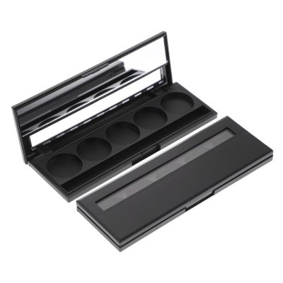 Beatifufu 2Pcs Color Eyeshadow Box Lightweight Empty Subpackaging Case for Makeup Accessories Rectangular Eyeshadow Palette Organizer for Travel and Home Use