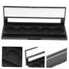 Beatifufu 2Pcs Color Eyeshadow Box Lightweight Empty Subpackaging Case for Makeup Accessories Rectangular Eyeshadow Palette Organizer for Travel and Home Use view 4
