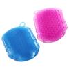 Beatifufu 2pcs Double-Sided Massage Gloves PVC Skin Scrubbers for Meridian Massage and Exfoliating Comfortable and Bath Accessories Pink and Blue for Relaxation and Health view 1