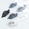 CHANDAT Flat Hair Clip 6 pcs Lay Down Claw Clips Hair Accessories for Women -Grey view 2