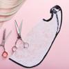 Beatifufu 2pcs Elderly Shampoo bib Position Hair Washing Cape Hair Washing Funnel Care Funnel Styling Cape Cutting Barber Gowns White Umbrella Protection Plastic pp view 2