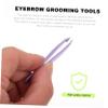 Beatifufu Practical Eyebrow Clip Stainless Steel Brow Tweezer Shaper Kit Eyebrow Grooming Tools Makeup Supplies view 2