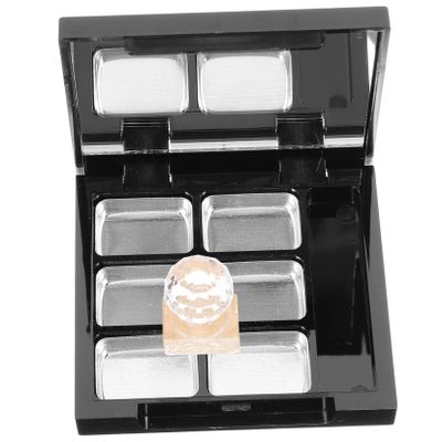FOYTOKI 1set Refillable Organizer Mirror for Eyeshadow Blusher and Concealer Compact Design for Travel Use and Construction