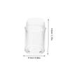 6pcs Loose Bottles 10ML Open Hole Sifter Flip Type Refillable Containers Cosmetic Loose Glitter view 2
