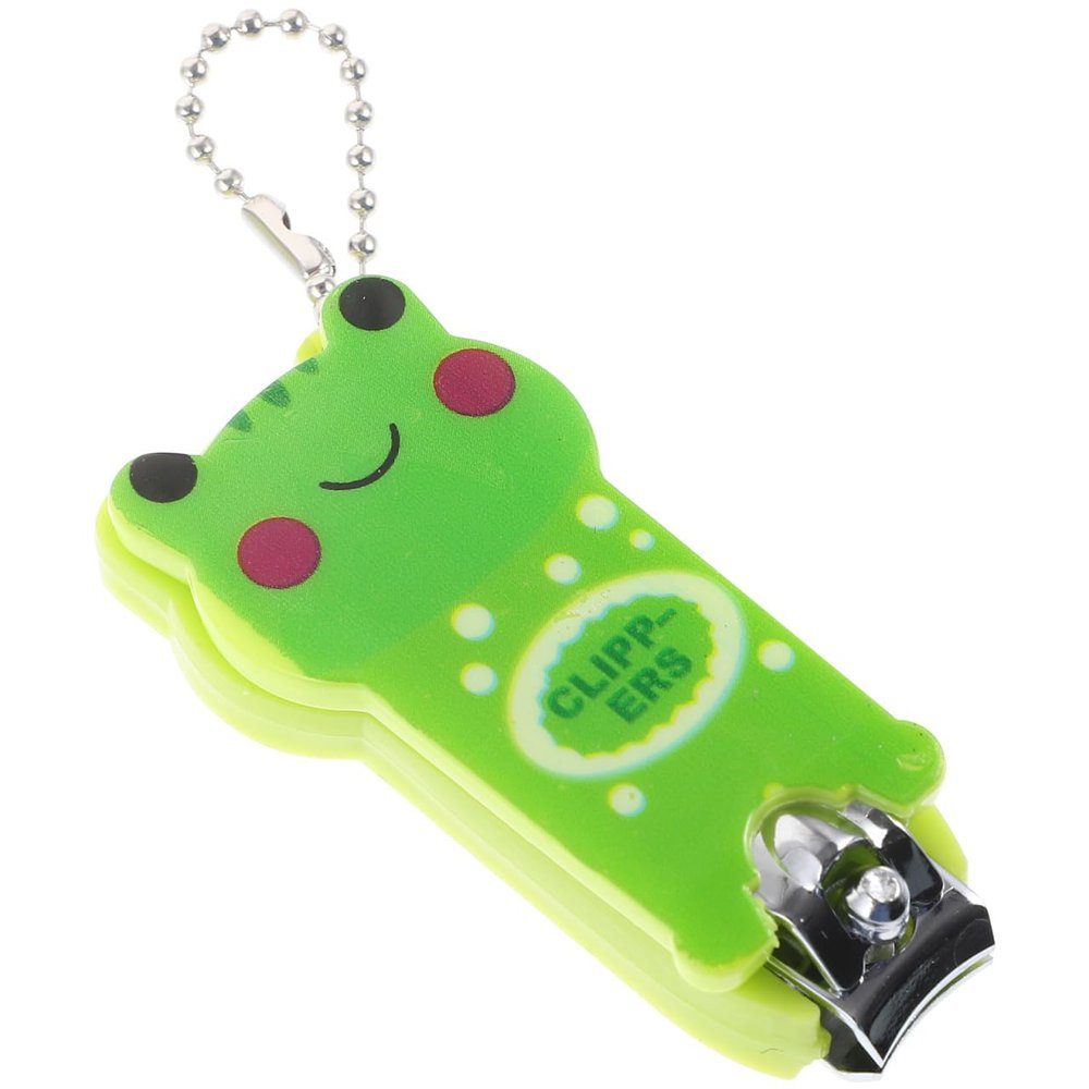 Beavorty Cute Portable Cartoon Nail Clipper with Blades Handy Manicure Tool for Boy Girl and Girls Fingernails and Toenails Random Color Design