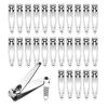 100 Pack Stainless Steel Nail Clippers Bulk, Bulk Nail Clippers with File for Homeless Individually Wrapped, for Homeless,Shelter, Air Bnb, Hotel (100 PCS) view 1