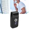 Electric for Men 3 Speeds Adjustable Beard Trimmer Rechargeable Foil and Bald Shavers with LED Digital Display (Black) view 2