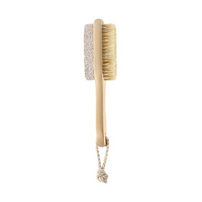 FOMIYES Natural Foot Stone Bristle Brush Scrubber Exfoliator for Dead Skin Removal