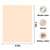 20Pcs Tattoo Practice Skins - Yuelong Blank Fake Skin Double Sides Practice Skins for Tattooing Microblading Skin-Like Blank Skin Tattoo Supplies for Beginners Artists view 2