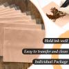 20Pcs Tattoo Practice Skins - Yuelong Blank Fake Skin Double Sides Practice Skins for Tattooing Microblading Skin-Like Blank Skin Tattoo Supplies for Beginners Artists view 3