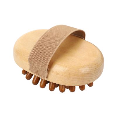 Altsuceser Wooden Hair Comb Body Massage Brush for Cellulite and Improve Lymphatic Blood Circulation, Hair Scalp Massager Shampoo Brush for Hair Stimulation Cellulite Remover Skin Exfoliation A