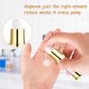 10 Pcs Empty Airless Pump Bottle Travel Cosmetic Cream Pump Bottle Refillable Vacuum Dispenser Pump Containers for Lotion Cream and More (gold-5ml) view 2