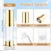 10 Pcs Empty Airless Pump Bottle Travel Cosmetic Cream Pump Bottle Refillable Vacuum Dispenser Pump Containers for Lotion Cream and More (gold-5ml) view 3