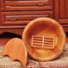 ENWIND Foot Spa Bath Wooden Foot Basin,Solid Wood Foot Tub, Pedicure Bowl Spa Massage Cedar Pedicure Barrels Household Foot Bath Barrelwith lid with Massager Foot Spa Bath Massager view 3