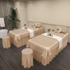 MIPOPS 4-Piece Microfiber Massage Table Sheet Set, Bed Sheets Premium Bed Cover Massage Table Sheet for Spa, Beauty Salon, Hotels(C,185x70cm(73x28inch)) view 1