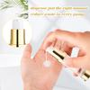 10 Pcs Empty Airless Pump Bottle Travel Cosmetic Cream Pump Bottle Refillable Vacuum Dispenser Pump Containers for Lotion Cream and More (gold-10ml) view 2