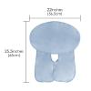 Linkidea Foldable Beard Trimming Cape, Non-Stick Shaving Bib for Men, Barber-Grade Grooming Cloak Hair Catcher, Travel & Bathroom Essentials, Dad Gifts (Grey) view 2