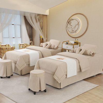 MIPOPS Microfiber Bed Sheets for Massage Table, Spa Beauty Bed Cover, Premium Spa Bed Covers for Esthetician, Tattoo Artist, Salon Table(F,185x70cm(73x28inch))