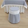 MIPOPS Soft Microfiber Massage Table Sheets Set, 4-Piece Salon Bed Cover Spa Massage Table Skirt Includes Pad and Face Rest Cover for Massage Tables(G,190x70cm(75x28inch)) view 2