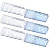 UPKOCH 6pcs Travel Cotton Swab Case Holder Flosser Dispenser Container Mini Case Transparent Swab Keepsake for Make Up Cosmetics Supplies view 1