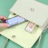 UPKOCH 6pcs Travel Cotton Swab Case Holder Flosser Dispenser Container Mini Case Transparent Swab Keepsake for Make Up Cosmetics Supplies view 2