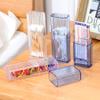 UPKOCH 6pcs Travel Cotton Swab Case Holder Flosser Dispenser Container Mini Case Transparent Swab Keepsake for Make Up Cosmetics Supplies view 4