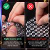 9 Sheets Face Rhinestone Stickers Set 1, Multi Shapes Flat Back Gems Star Heart Crystal Bling Face Jewel Stickers, with Makeup Glue for Eyes Face Hair Body Nails Rave Party Concert Makeup view 4