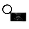 Drive Safe I Love You Gigi Black Keychain, Drive Safe Because Your Gigi Loves You, Christmas Birthday Gifts for Gigi view 1