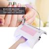 5 in 1 Nail Dust Collector with Drill, Multifunctional Electric Nail Drill Machine with Dust Collector Vacuum LED Desk Lamp Hand Rest Pillow for Acrylic Nails(US) view 4
