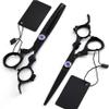 6.0" Japan Hair Scissors Teflon Shears Cheap Hairdressing Scissors Barber Thinning Scissors Hairdresser Razor Haircut (Size : 5.5InchSet) view 2