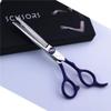 Hairdressing Scissors Haircut Tool Kit Sharp Stainless Steel Barber Scissors Combination Set for Barber Shop,Salon and Home Use 6.0 Inches Purple view 3