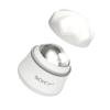 DSWINCE Cooling Face Roller Metal Ice Roller for Home Use 360 Degree Rotate Frozen Face Ice Roller for Eye Steel Ball Massager Skin Clam Roller Travel Beauty Tool-White view 2