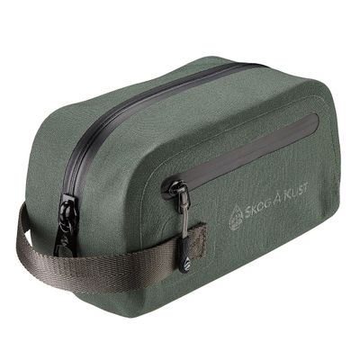Skog Kust DoppSak Waterproof & Leak-proof Travel Toiletry Bag (Grey, Small)